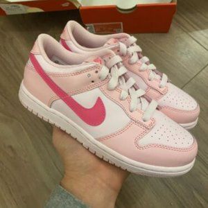 New Nike Dunk Low Women's Triple Pink Authentic Vintage VTG Rare OG Barbie